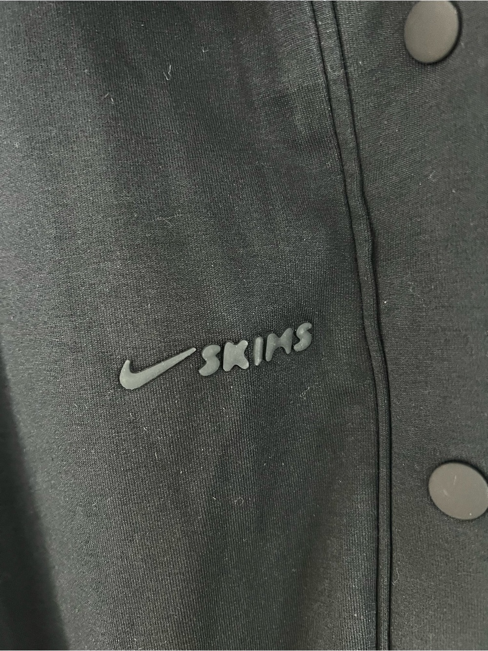 Nike Skims Matte Tricot Side-Snap Women Pants Large Black Obsidian Athleisure XL